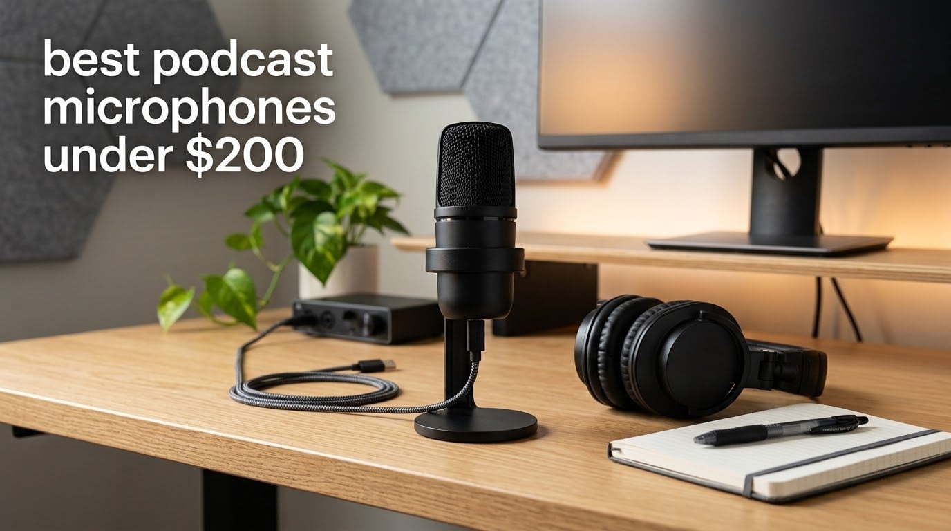 best podcast microphones under $200