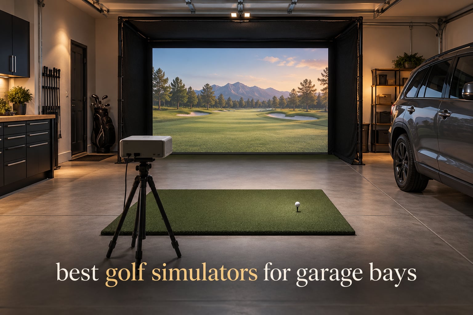 best golf simulators for garage bays