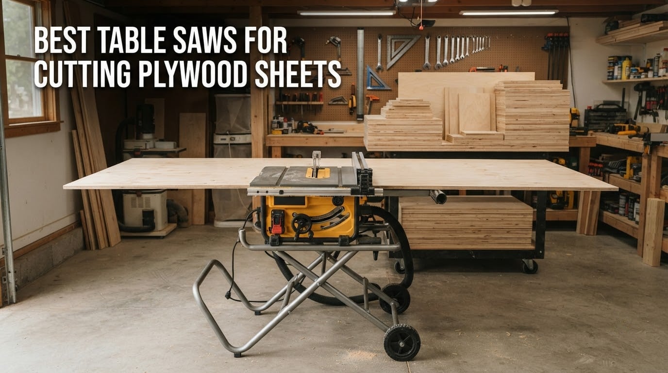 best table saws for cutting plywood sheets