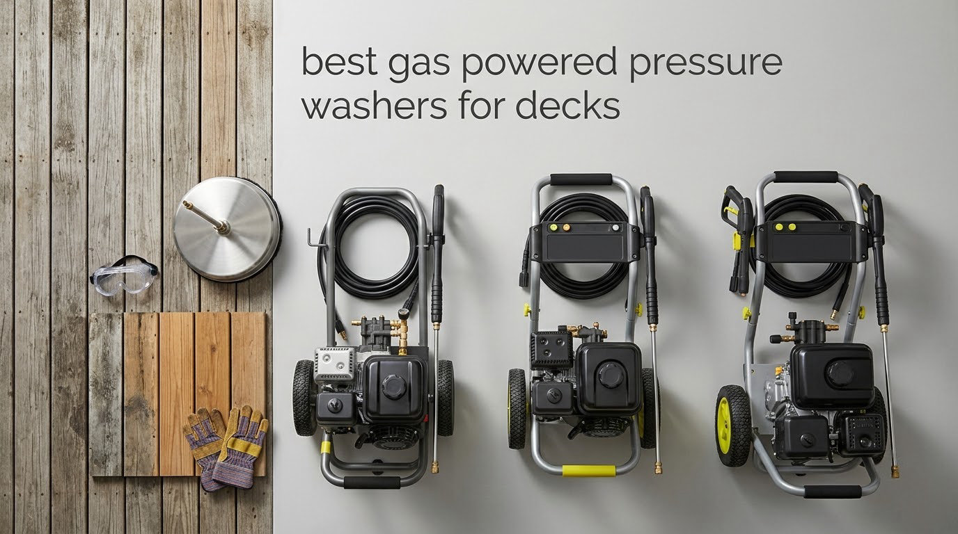 best gas powered pressure washers for decks