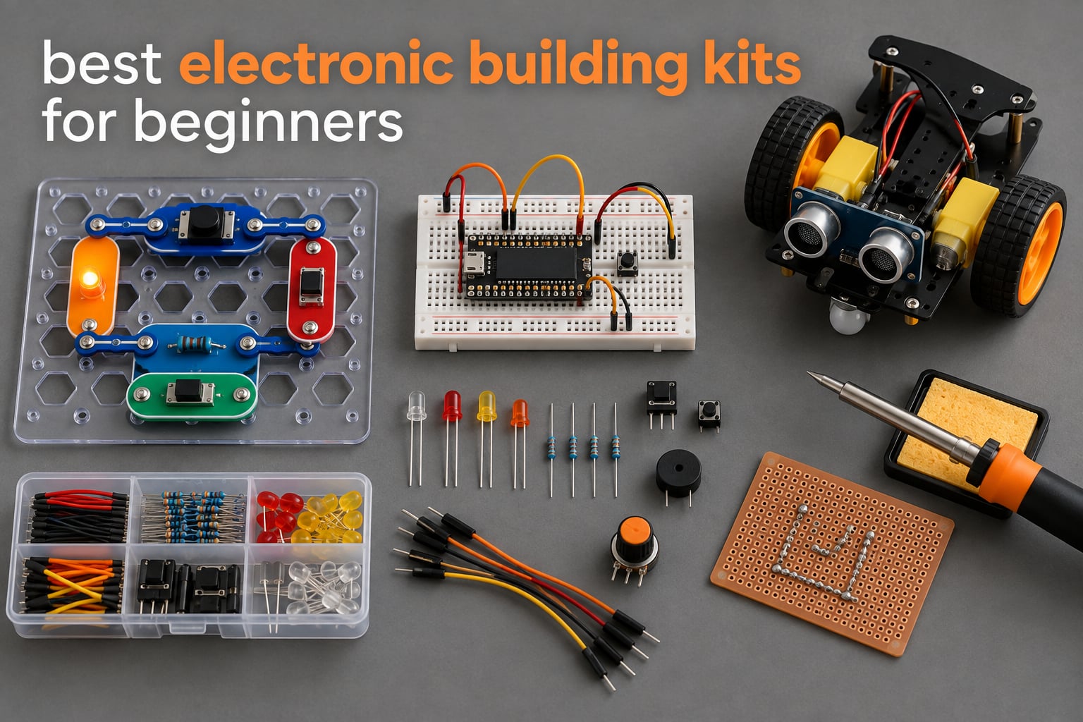 best electronic building kits for beginners