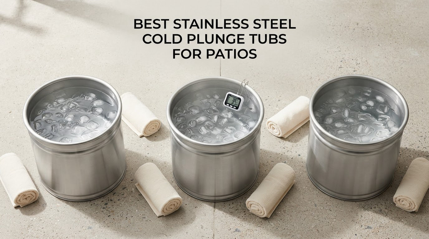 best stainless steel cold plunge tubs for patios