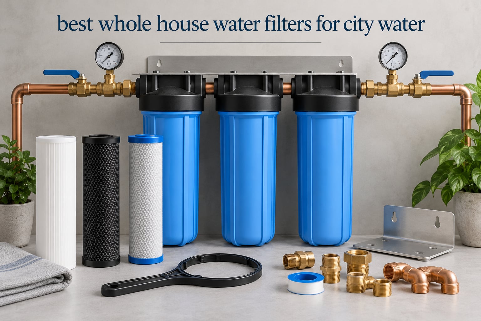 best whole house water filters for city water