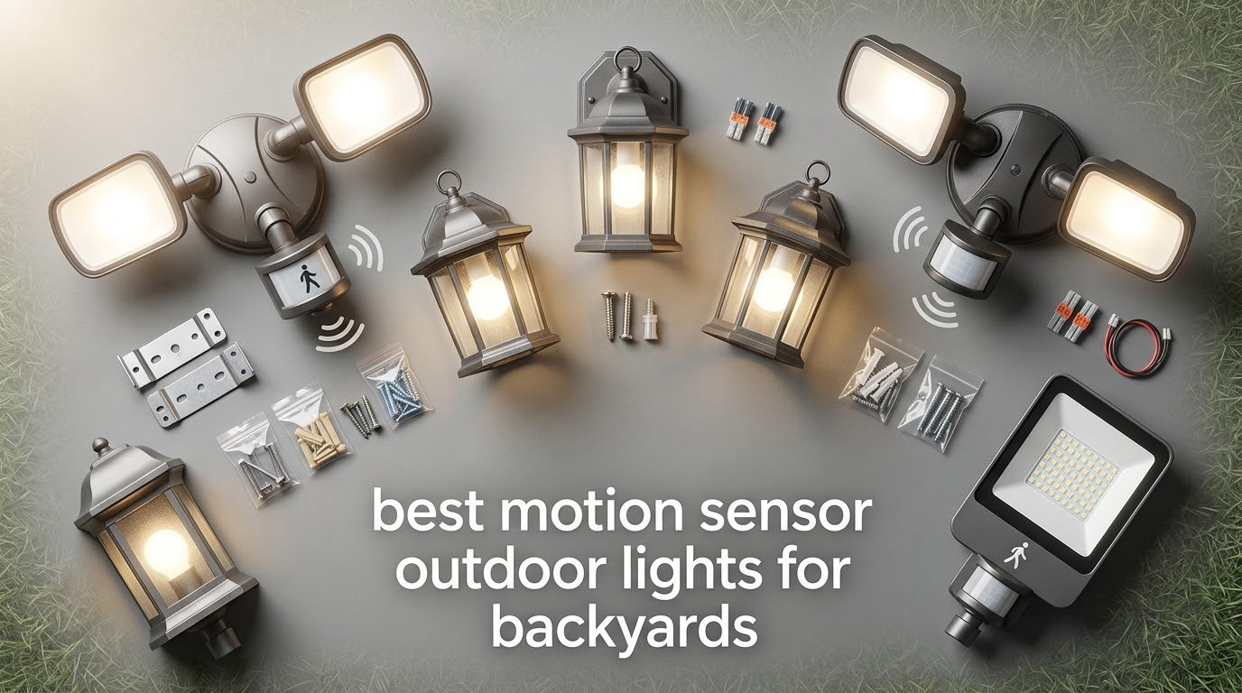 best motion sensor outdoor lights for backyards