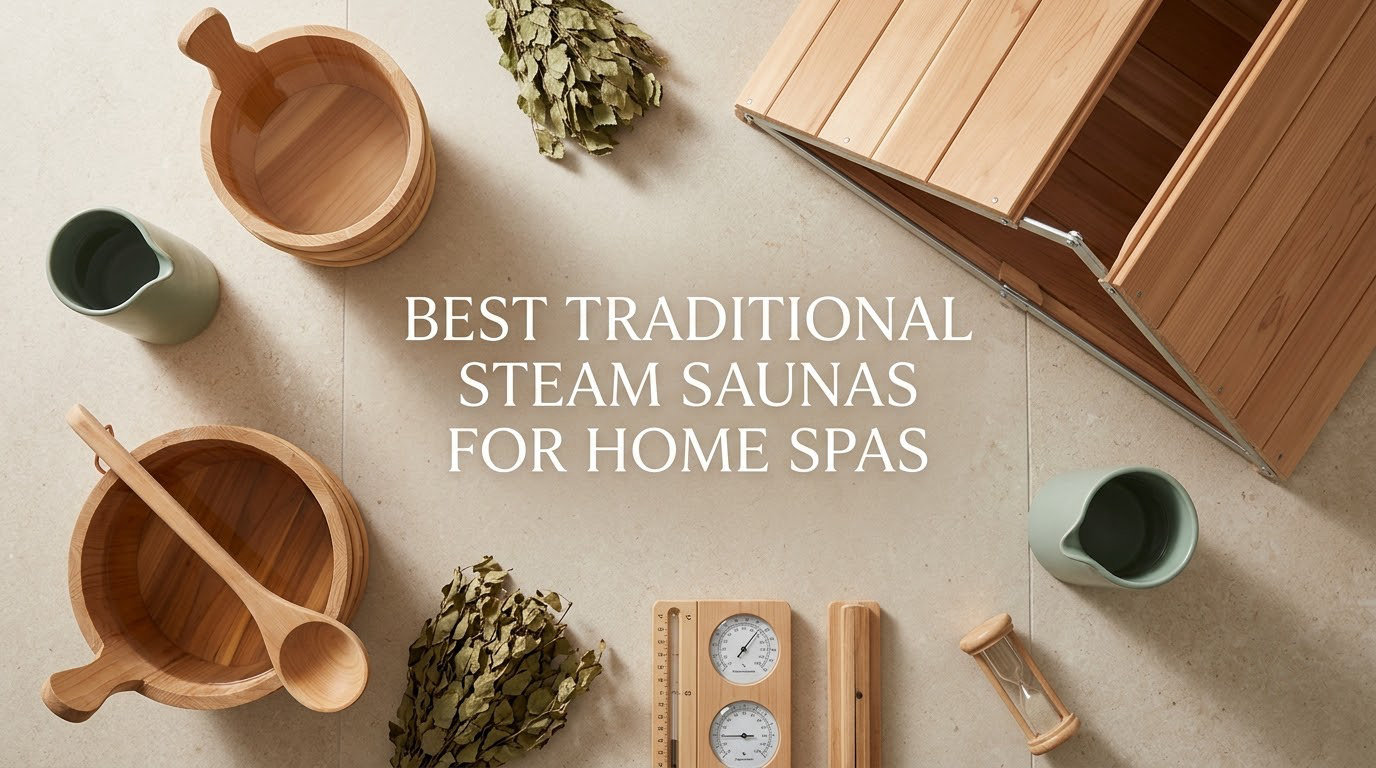 best traditional steam saunas for home spas