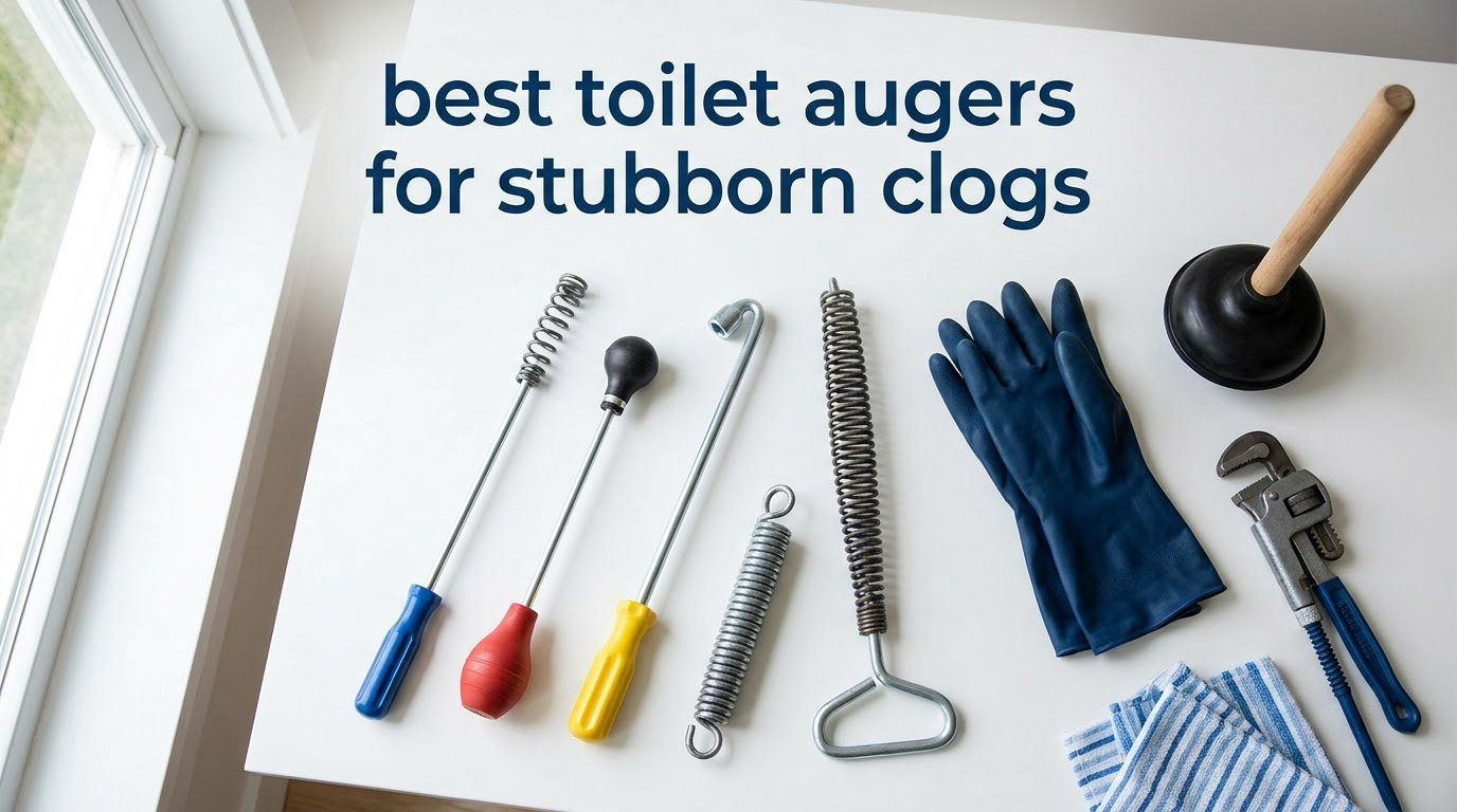 best toilet augers for stubborn clogs