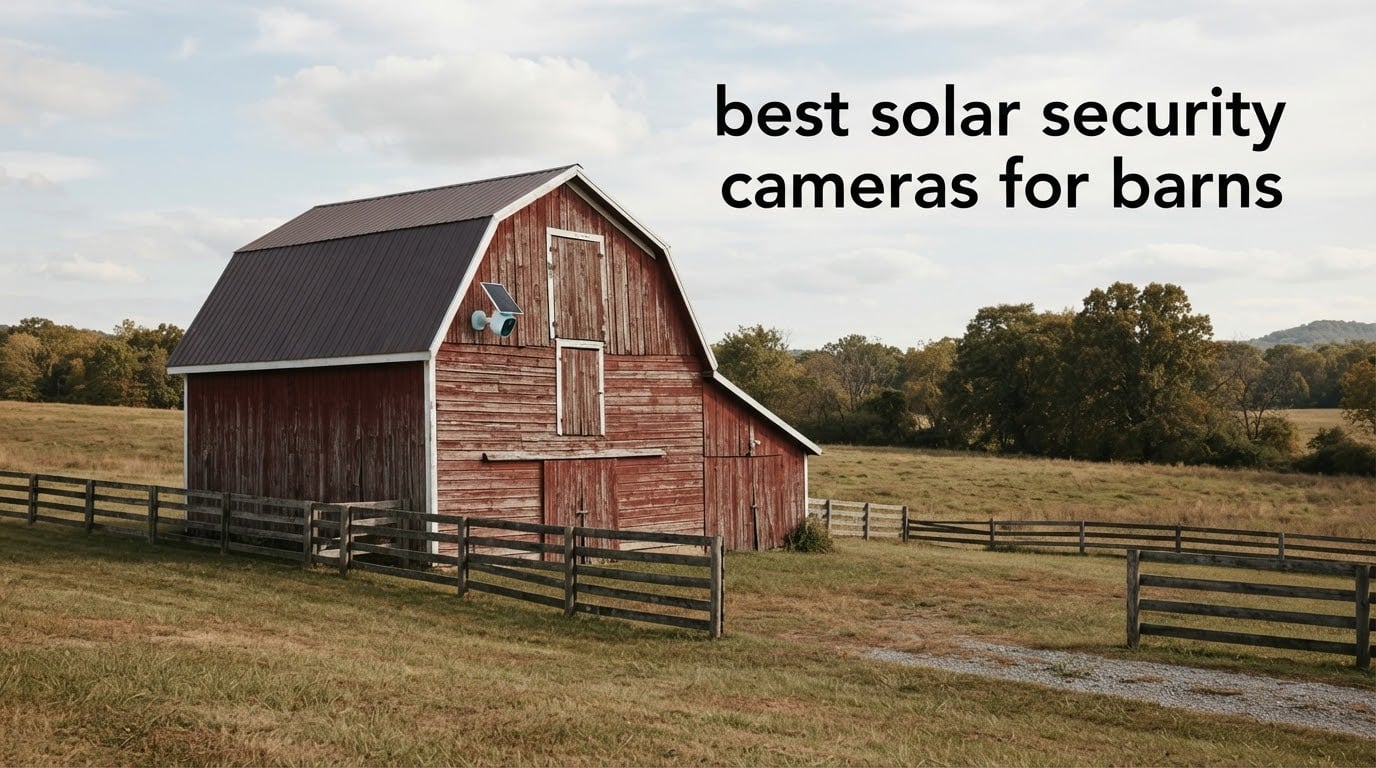 best solar security cameras for barns