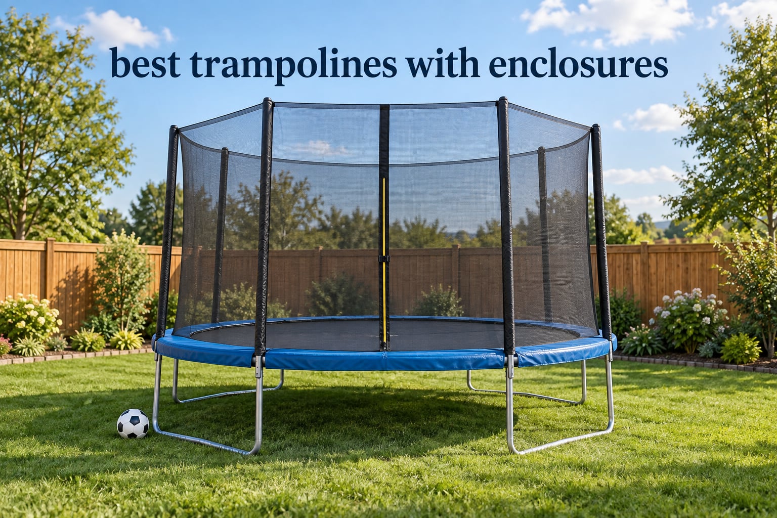 best trampolines with enclosures
