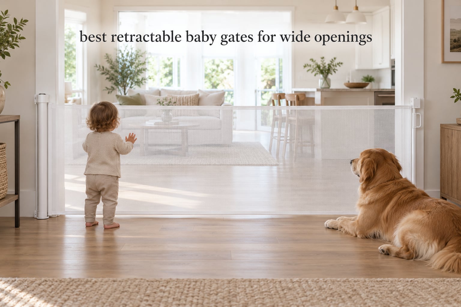 best retractable baby gates for wide openings