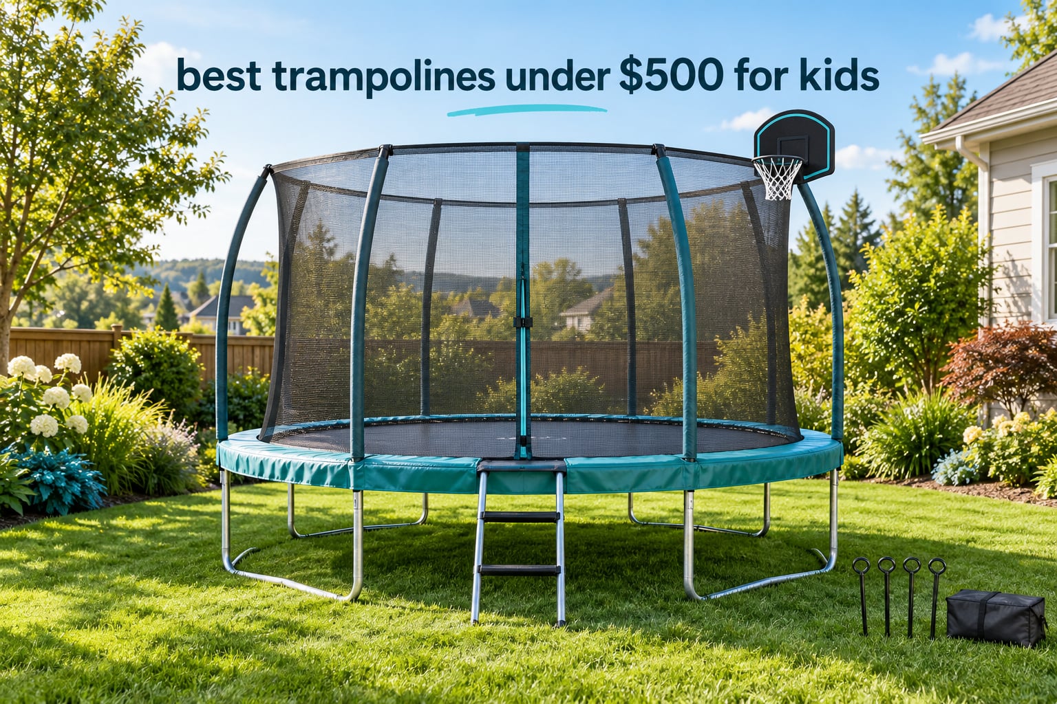 best trampolines under $500 for kids