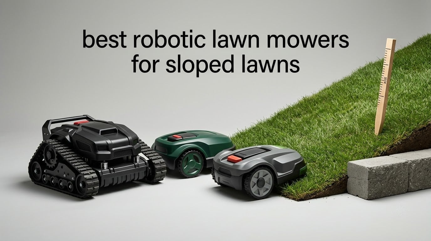 best robotic lawn mowers for sloped lawns