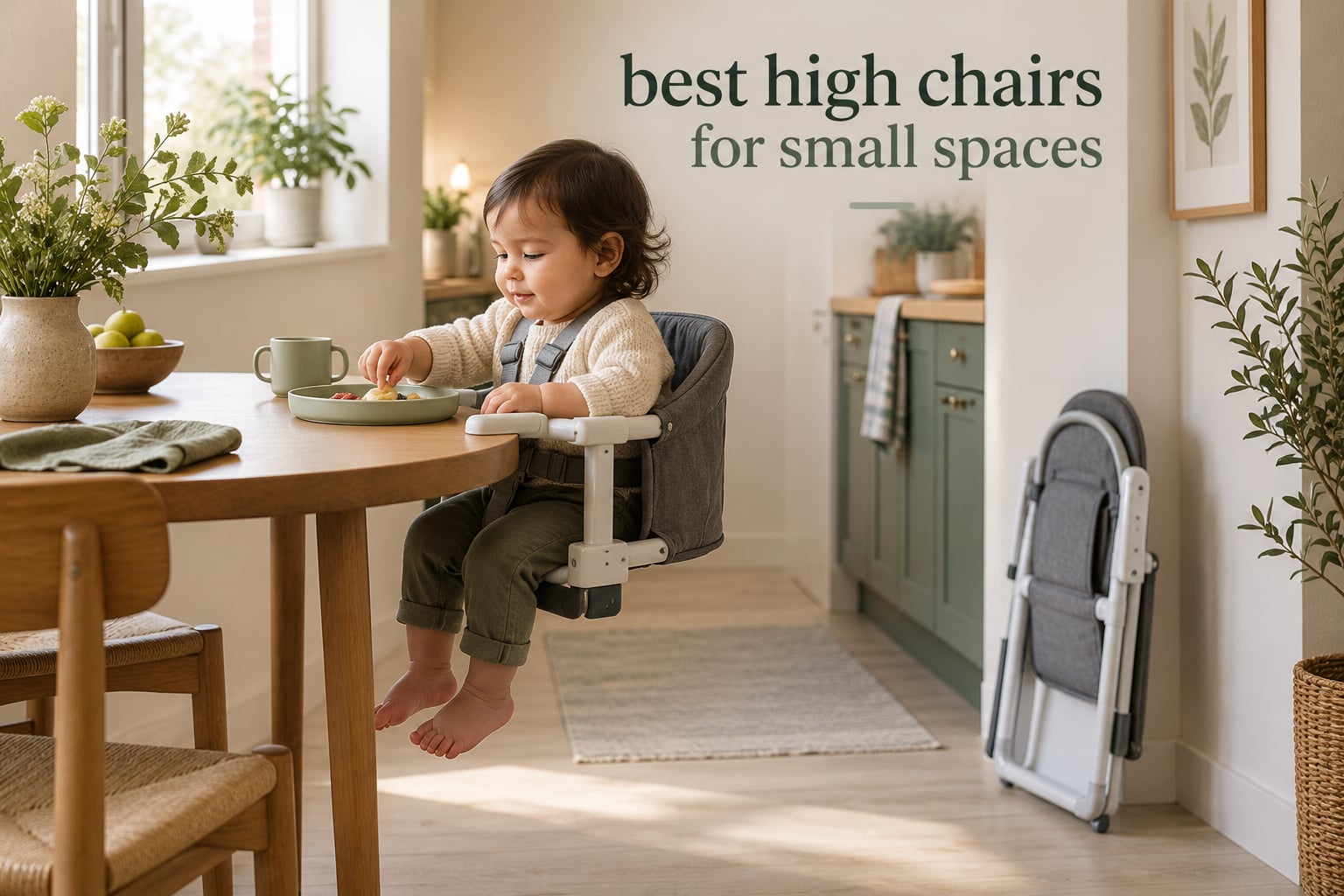 best high chairs for small spaces