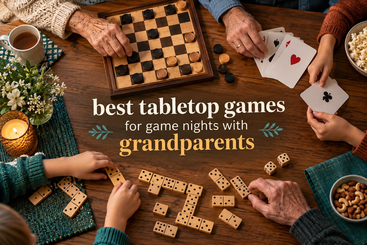 best tabletop games for game nights with grandparents