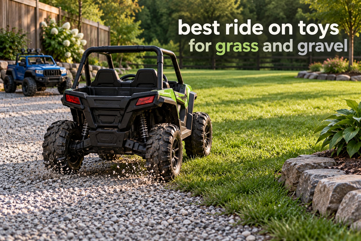 best ride on toys for grass and gravel