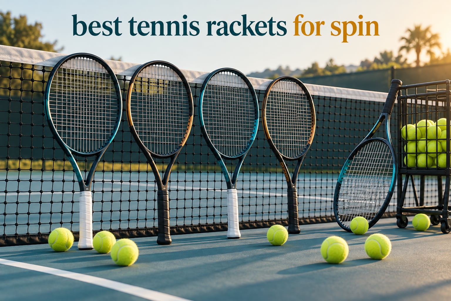 best tennis rackets for spin
