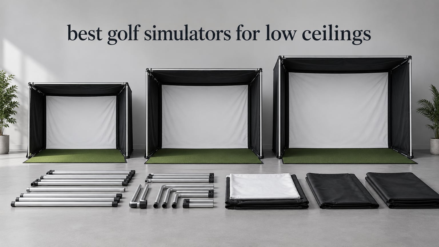 best golf simulators for low ceilings