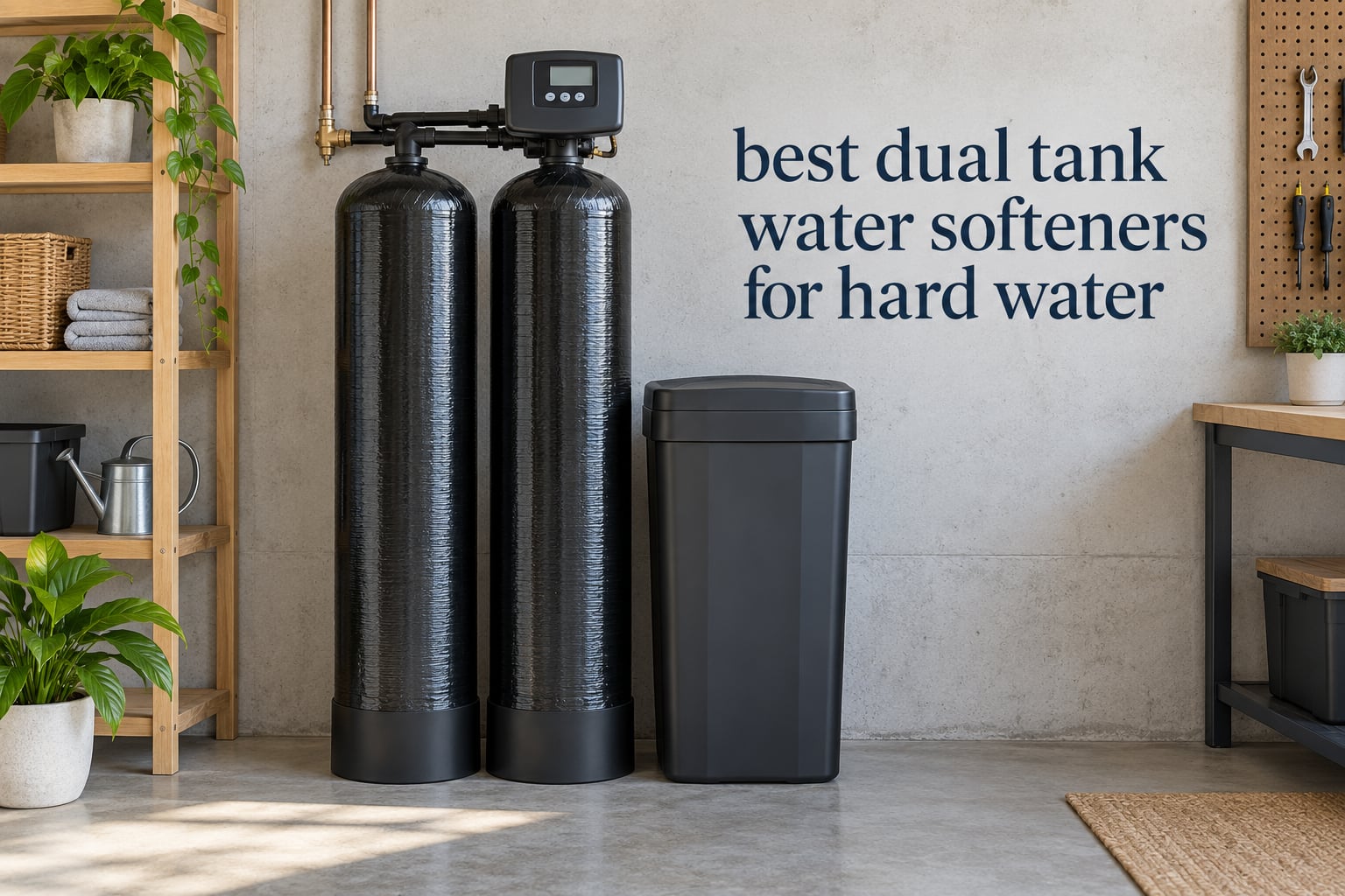 best dual tank water softeners for hard water