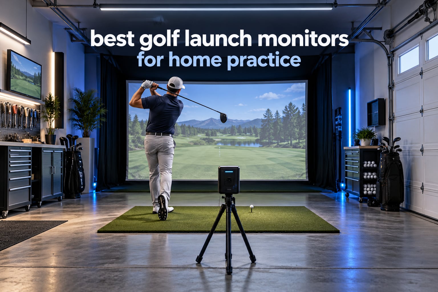 best golf launch monitors for home practice
