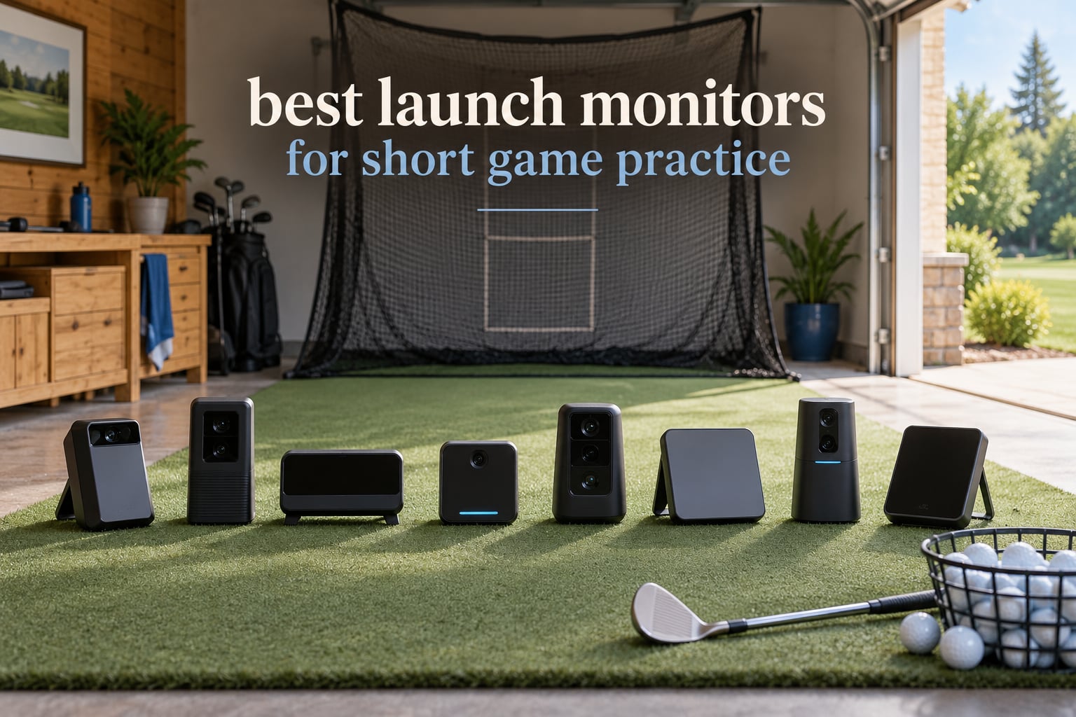 best launch monitors for short game practice