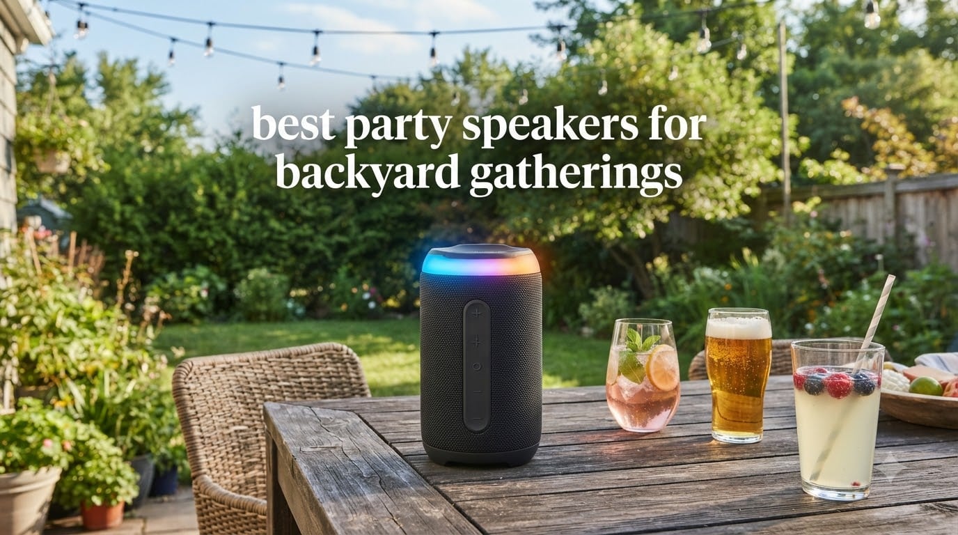best party speakers for backyard gatherings