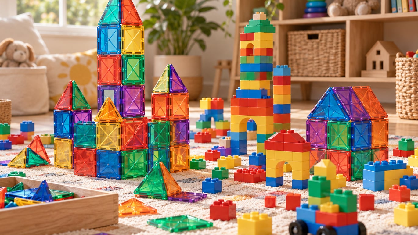 LEGO Alternative and Magnetic Tile Deals: Prime Big Deal Days