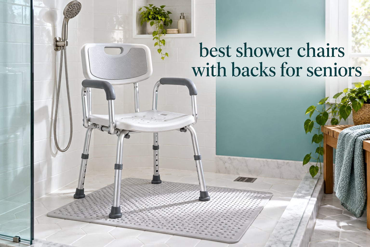best shower chairs with backs for seniors