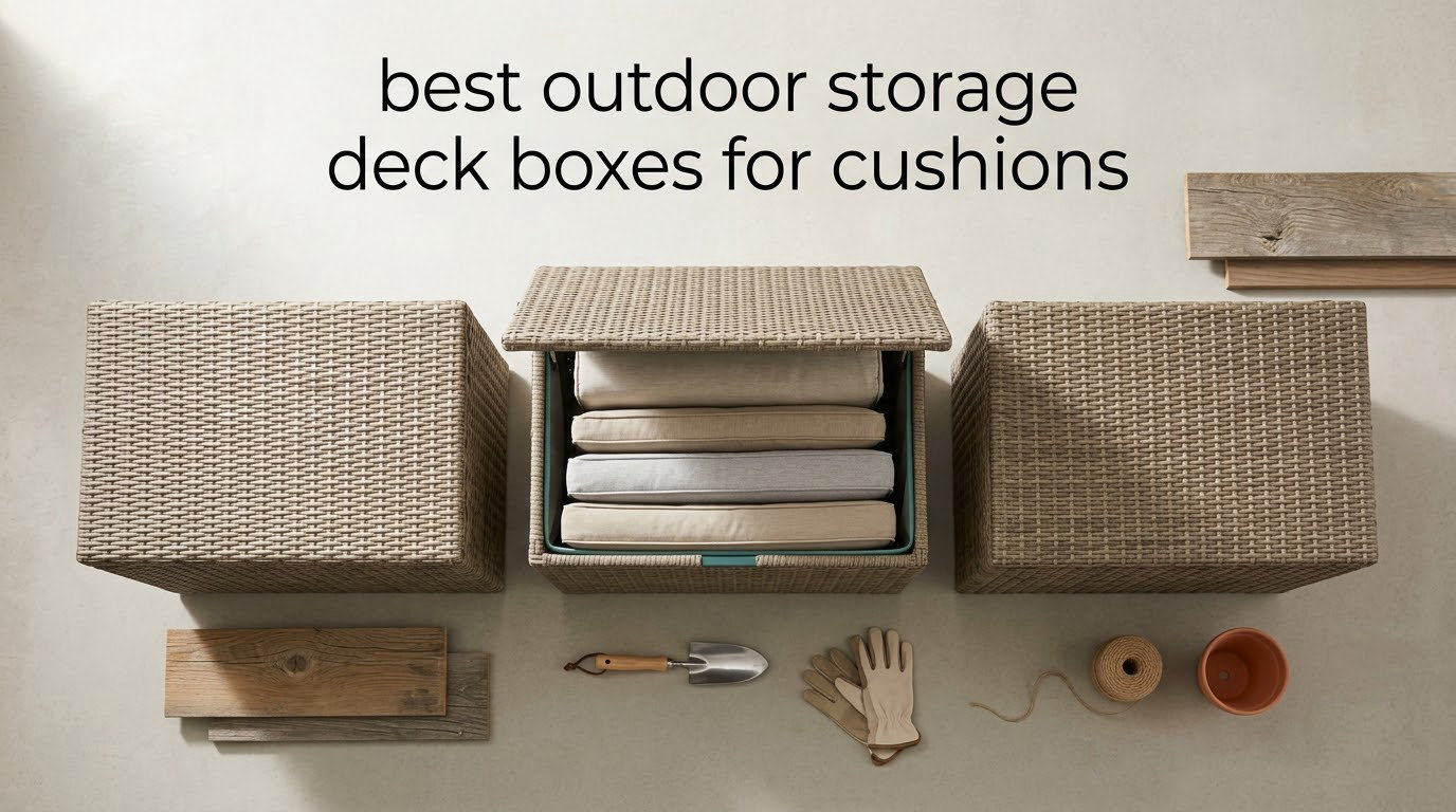 best outdoor storage deck boxes for cushions