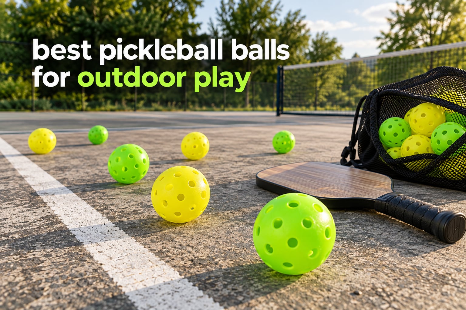 best pickleball balls for outdoor play