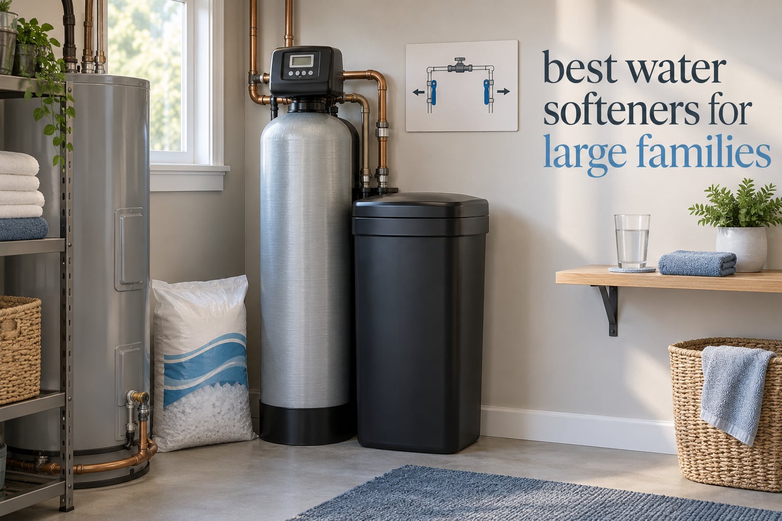best water softeners for large families
