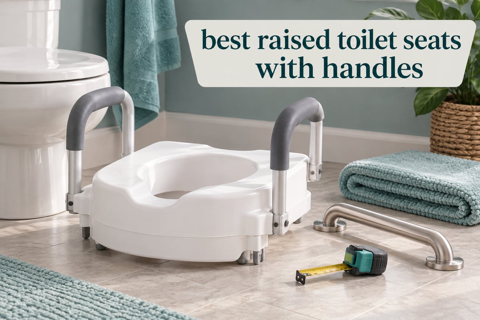 best raised toilet seats with handles