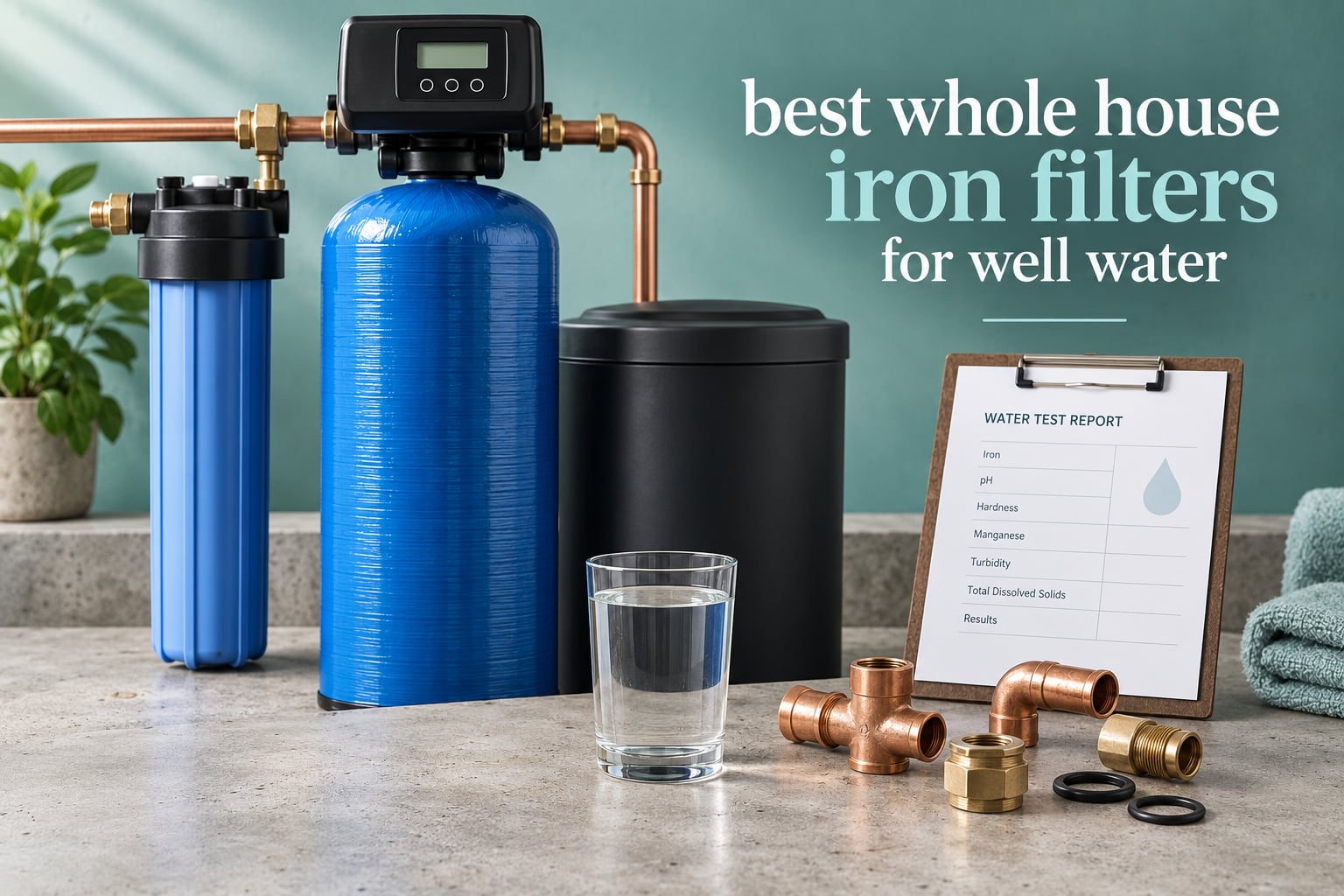 best whole house iron filters for well water