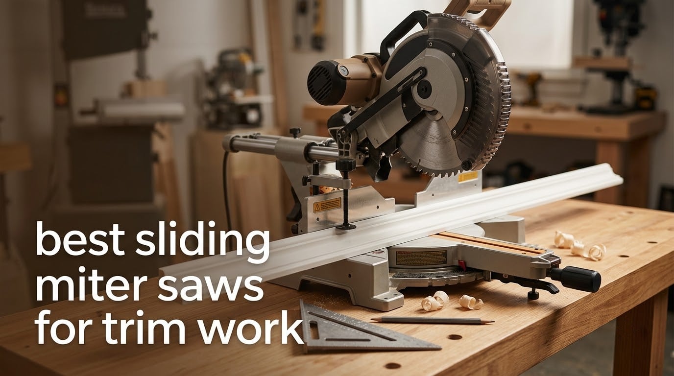 best sliding miter saws for trim work