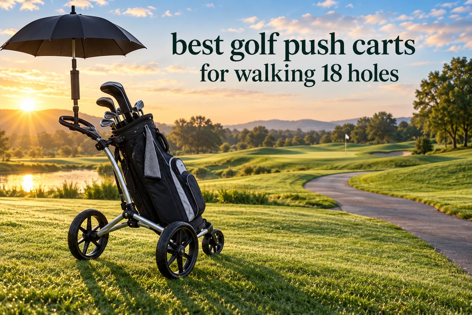 best golf push carts for walking 18 holes
