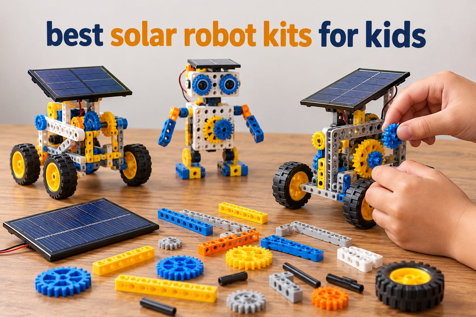 best solar robot kits for kids