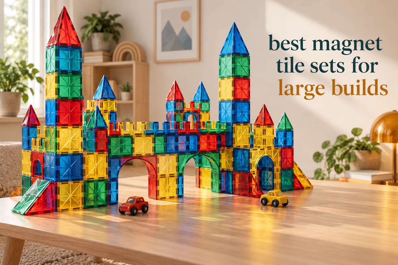 best magnet tile sets for large builds