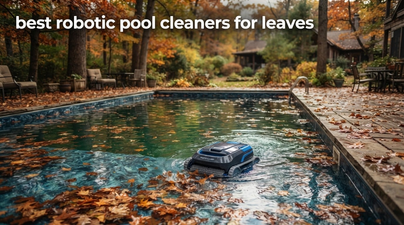 best robotic pool cleaners for leaves