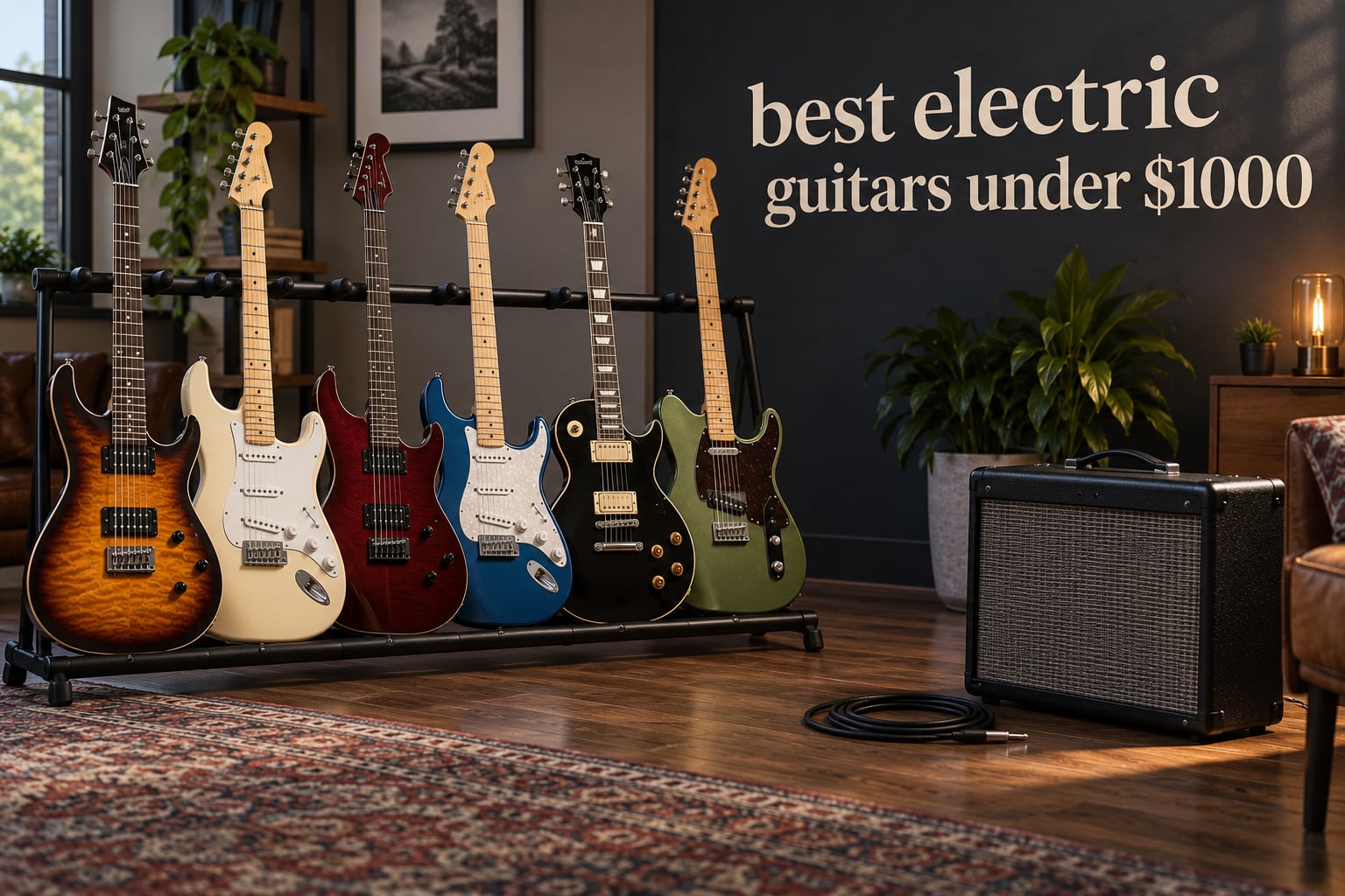 best electric guitars under $1000