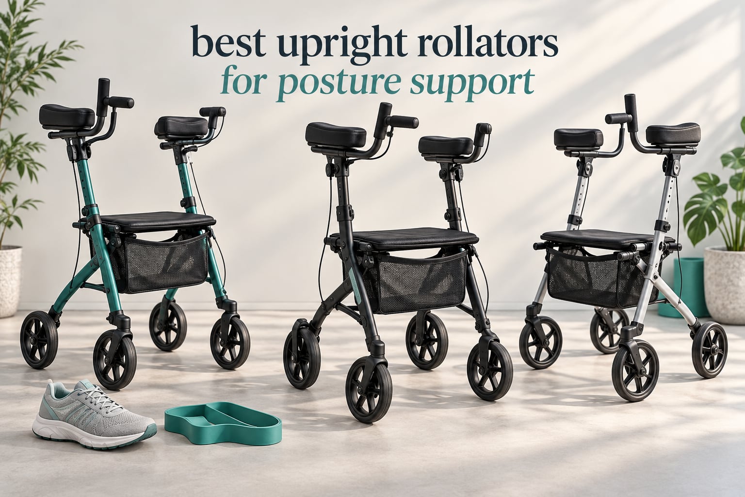 best upright rollators for posture support