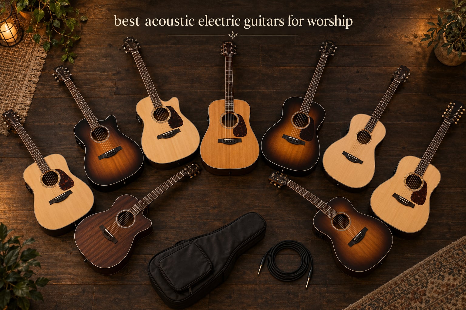 best acoustic electric guitars for worship
