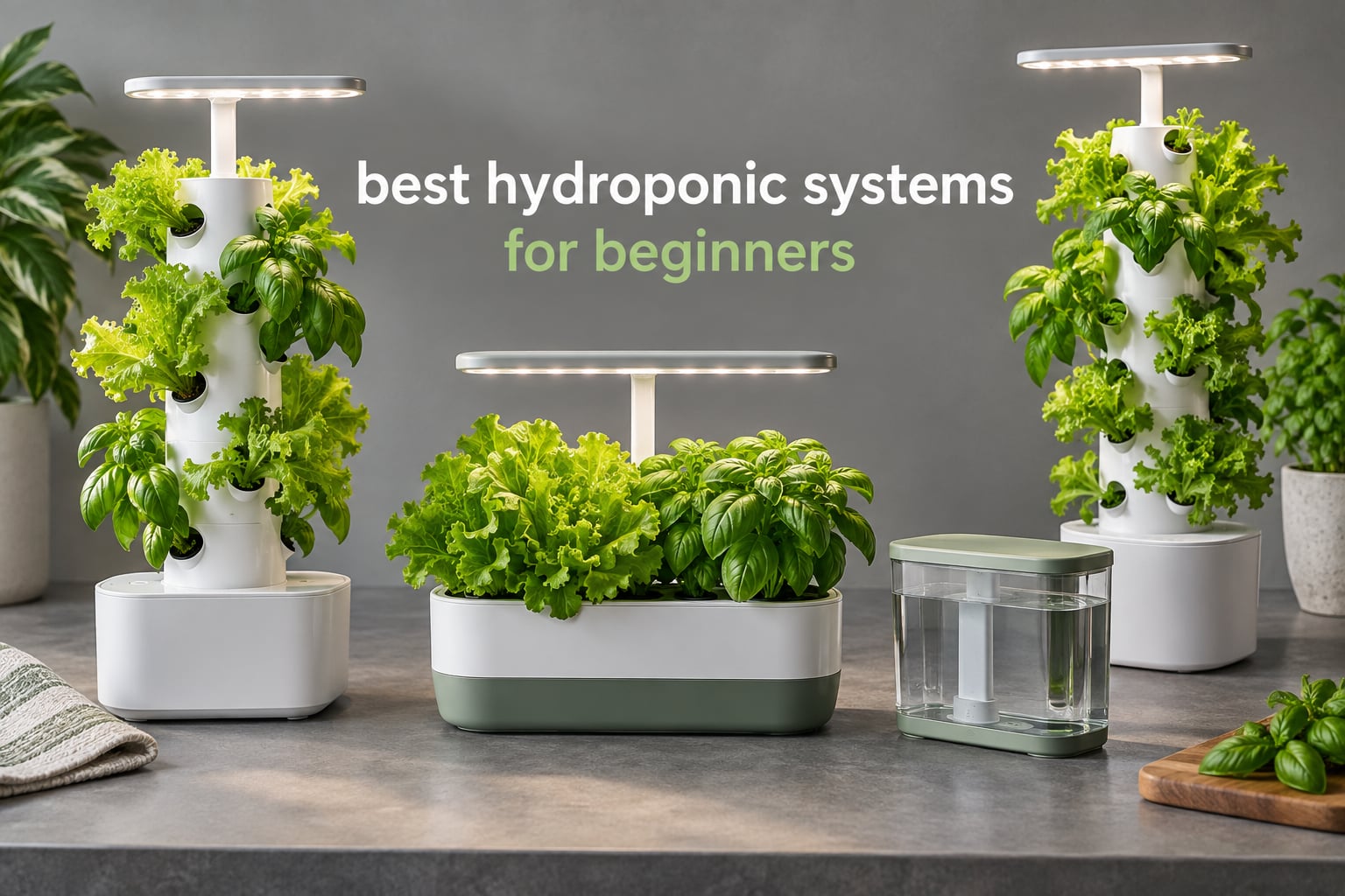 best hydroponic systems for beginners